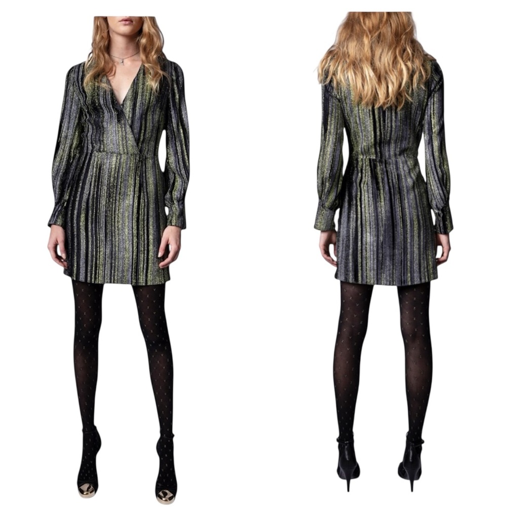 NEW! Zadig and Voltaire «Rain Glitter» dress✨ - Picture 3 of 10